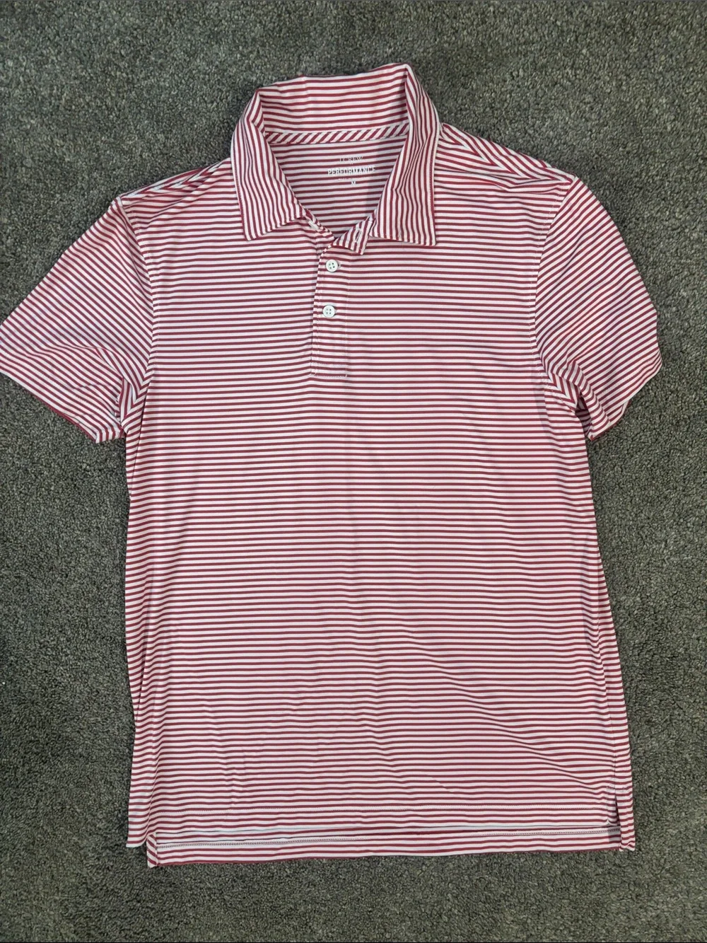 J Crew Striped Polo Shirt